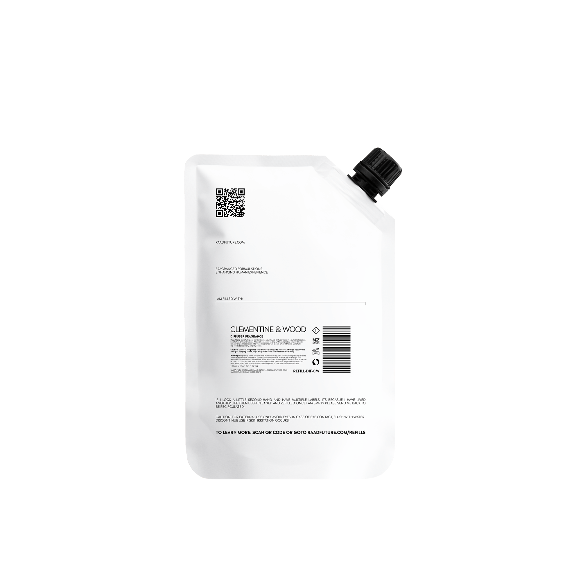 Diffuser (Refill) Clementine & Wood